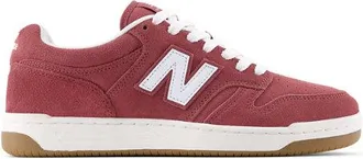 New Balance Unisex 480 in Red/White Suede/Mesh, size 10.5
