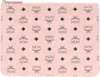MCM Pouch Visetos - Rosa