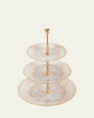 Ginori 1735 Oriente Italiano Meringa 3-Tier Stand