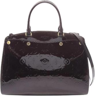 Louis Vuitton Pre-owned Blair Monogram Vernis Handbag - Dames - Vintage Handtas - Paars - ONE Size - Leer - Vintage