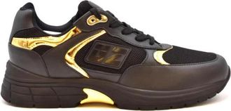 Giuseppe Zanotti Zwarte Veterslip-On Sneakers - Heren - Sneakers - Bruin - 44 EU - Leer - Schoenen