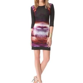 McQ by Alexander McQueen McQ by Alexander McQueen Storm Print Shift Dress Size M