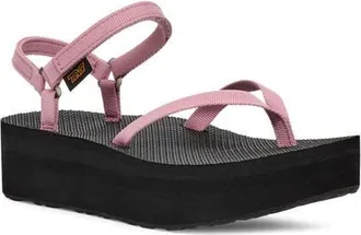 Teva Slim Flatform Sandal in Lilas/Black at Nordstrom, Size 10