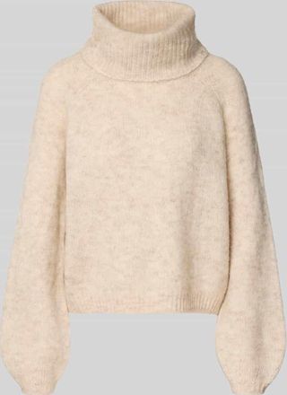 Only Regular Fit Rollkragenpullover mit Woll-Anteil Modell GILA in Offwhite, Größe XL