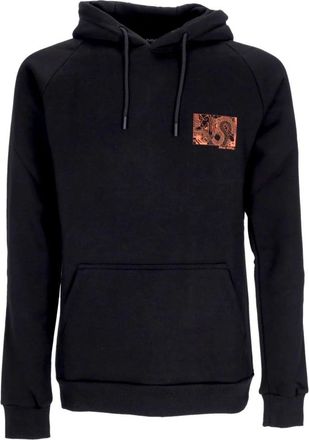 Dolly Noire Stijlvolle Heren Hoodie Zwart/Rood/Blauw - Heren - Hoodies - Zwart - S - Katoen - Hoodies & sweatvesten
