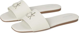 Calvin Klein Yancie Womens Sandals Ivory : 7.5 M, Synthetic