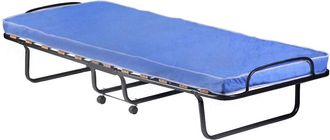 Talamo Italia Talamo Italia - Cama plegable Daaronso, Cama plegable con somier de 12 láminas, Colchón incluido, Cama que ahorra espacio, 100% Made in Italy