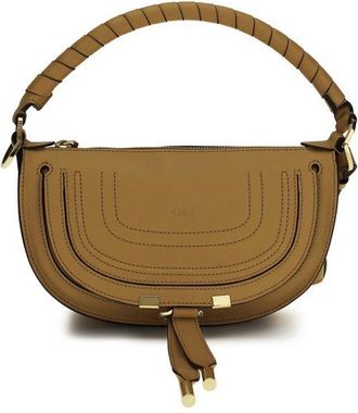 Chlo&eacute; Brown Calf Leather Bos Taurus Shoulder Womens Bag