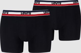 Levi's Repeat Logo Boxer Brief 2 pack - Mens - 2XL - Black