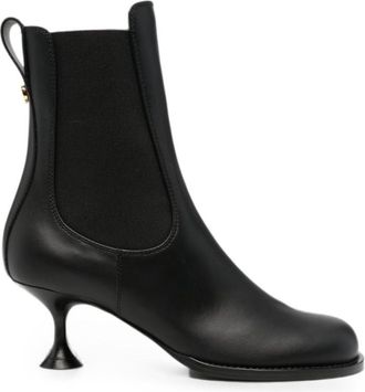 Sergio Rossi Black Solid Collection Boots