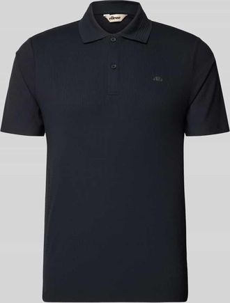 Ellesse Slim Fit Poloshirt mit Logo Modell EDMOND in Black, Gr&ouml;&szlig;e XXL