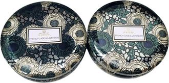 Voluspa 2 Pack French Cade & Lavender 3 Wick Tin Candle
