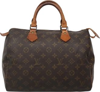 Louis Vuitton Speedy 30 Brown Canvas Handbag (Pre-Owned)