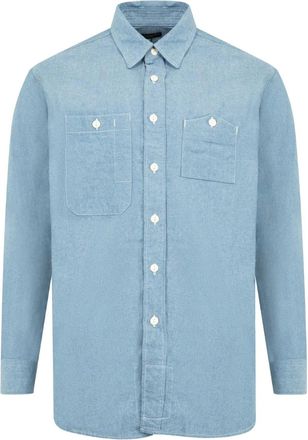 Engineered Garments Work overhemd met borstzak - Blauw