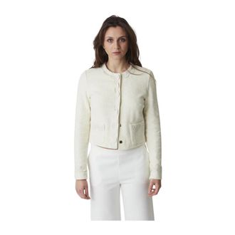 Pinko Pinko, Dames, Jassen, Wit, Maat: XS