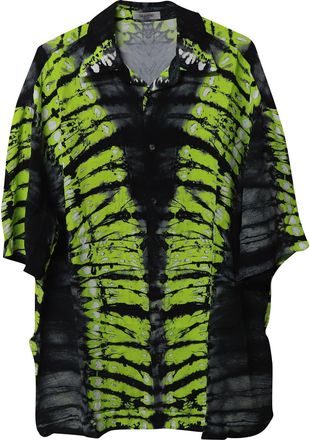 Mario Valentino Valentino Tie Dye Printed Shirt in Multicolor Viscose