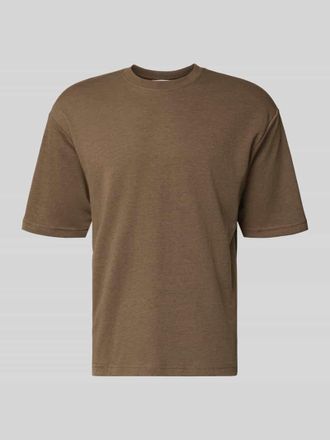 Selected Oversized Shirt aus Baumwoll-Mix Modell LOOSEOSCAR in Mittelbraun, Größe XXL