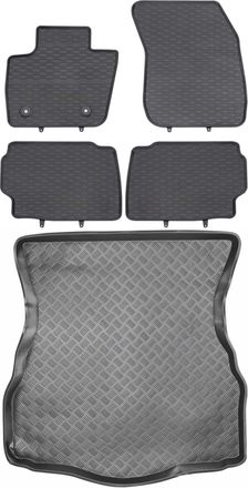 OEM Juego De Alfombrillas De Goma Para Coche Y Maletero Para Ford Mondeo V Hatchback (2014-2022)