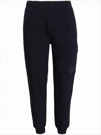 C.P. Company Tapered Jogger Pants With Ribbed Cuffs And Cargo Pocket