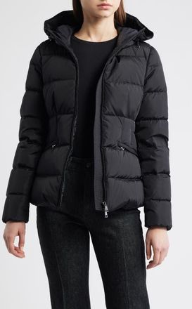 Moncler Avoce Hooded Down Jacket in Black at Nordstrom, Size 00