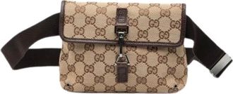 Gucci Pre-owned Belt Bags, female, Beige, Size: ONE SIZE Pre-owned Vintage Belt Bag