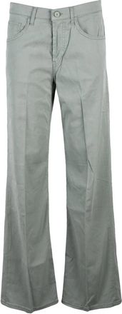 Dondup Jacklyn Wide Broeken - Dames - Wijde Broeken - Groen - W27 - Broeken