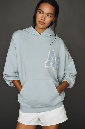 Anine Bing Harvey Hooded 100% Cotton Sweatshirt