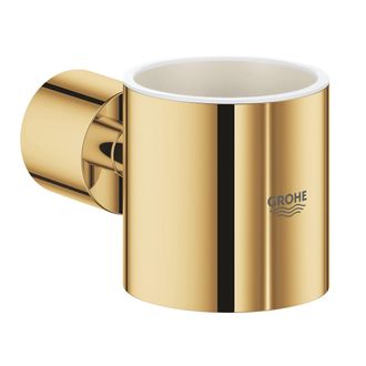 GROHE Atrio Marco Met&aacute;lico Para Vaso O Dispensador De Jab&oacute;n Con Fijaciones Ocultas, Cool Sunrise (40304gl3)