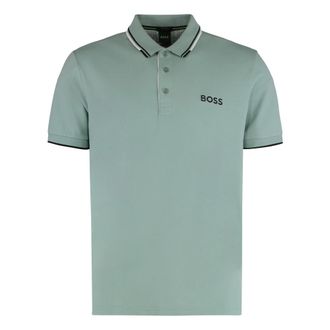 HUGO BOSS Heren, Tops, Groen, Maat: XS Katoen