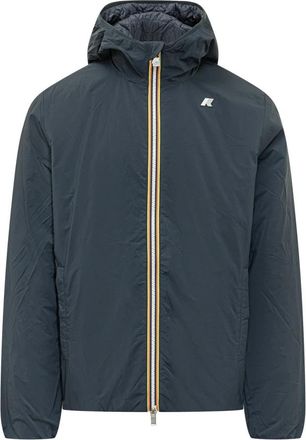 K-Way Jack Plain Warm Jacket - Heren - Zomerjassen - Blauw - 2XL - Polyester - Jassen