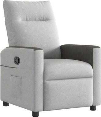 vidaXL Sill&oacute;n Reclinable De Tela Gris Nube Vidaxl