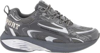 Plein Sport Pegasus Lo-Top Sneakers - unisex - Hardloopschoenen - Grijs - 40 EU - Fitness