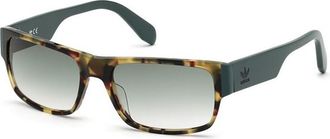 adidas OR0007 55P Mens Sunglasses Tortoiseshell Size 55