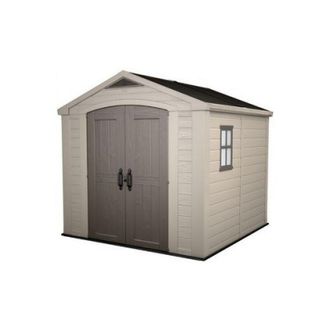 Keter Caseta Cobertizo Resina Jardin Factor 8x8 Keter