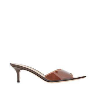 Gianvito Rossi Mule Elle 55 - Shoes - Mujer - Marr&oacute;n - 38 1/2 EU
