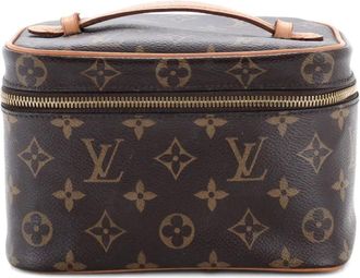Louis Vuitton Pouch Nice Vanity mini in tela con monogramma - Marrone