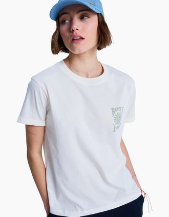 Roxy Womens Roxy Womens Oceanregular Short Sleeve T-Shirt - White - Size: 18/16
