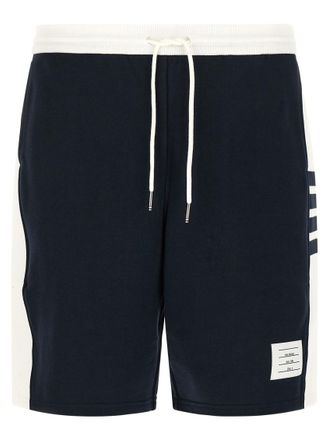 Thom Browne Blue 4 Bar Bermuda Shorts