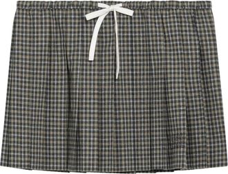 Miu Miu Gonna - Dames - Korte rokken - Grijs - M - Rokken