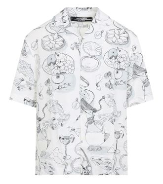 Jacquemus Off White Printed Shirt