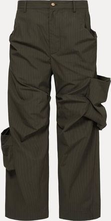 Vivienne Westwood Achilles Trousers Pinstripe Shirting Dark-khaki 46 Men