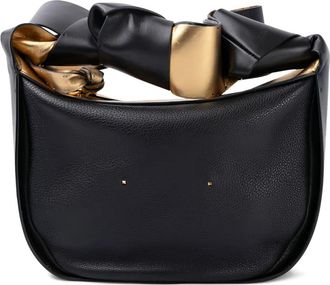 Valentino Garavani knot-detail tote bag - women - Calf Leather - One Size - Black