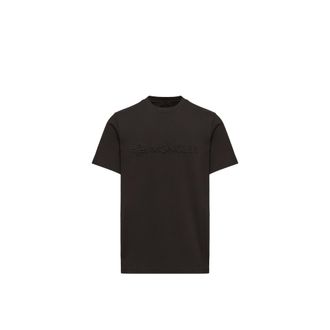 Moncler Moncler Logo Cotton T-shirt, Men, Black, Size: 3xl