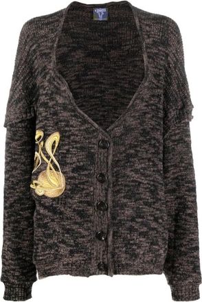 Vitelli Cardigan - Dames - Vesten - Bruin - L - Truien & Vesten