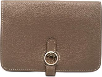 Herm&egrave;s Pre-owned Hermes Togo Dogon Compact Wallet Ladies 68TFL3AOX0N92XBN