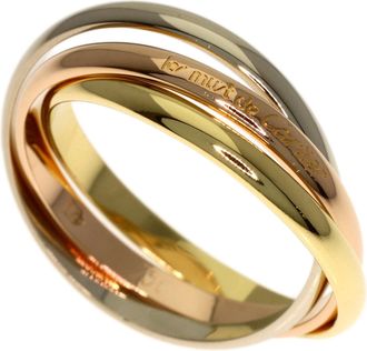 Cartier Trinity Yellow Gold (18K) Pink Gold (18K) White Gold (18K) Band Ring (Pre-Owned)