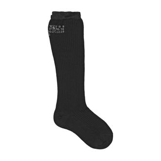 Maison Margiela Socks, female, Black, Size: S Knee-High Socks