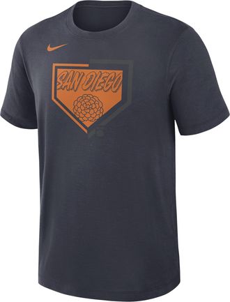Nike San Diego Padres Icon City Connect Logo Nike Mens Dri-FIT MLB T-Shirt in Black | 03494CAPYP-0ZQ