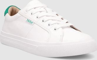 Taos Womens Heart & Soul Lux Sneaker In White/ Green