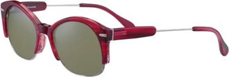 Serengeti Eyewear Stijlvolle zonnebril voor buitenavonturen - unisex - Zonnebrillen - Rood - 53 MM - Accessoires